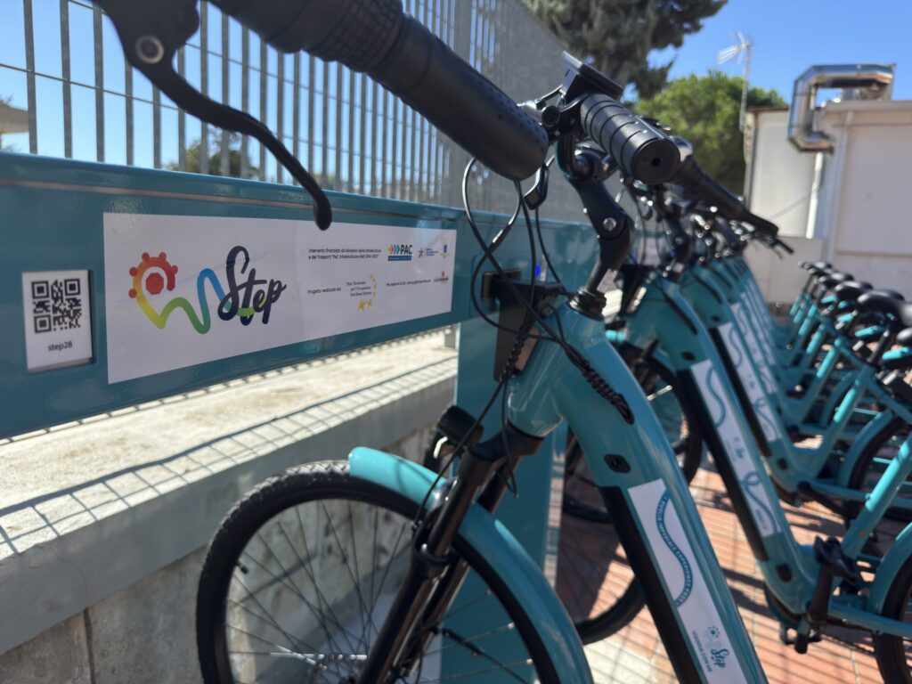inaugurazione della prima ciclostazione del progetto STEP